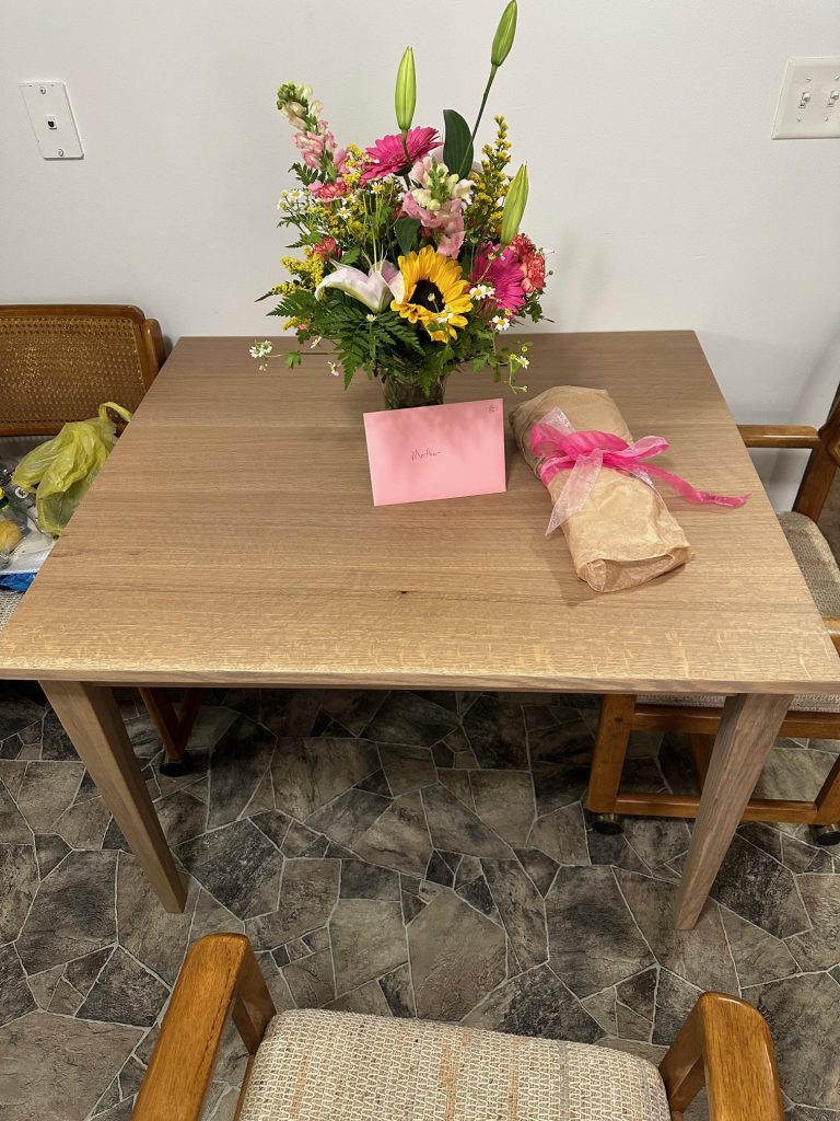 White Oak Kitchen Table