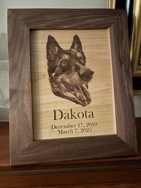 Pet Photo Memorial Plaque